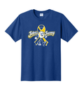 Jeter’s Journey blue tee — front