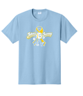 Jeter’s Journey light blue tee — front